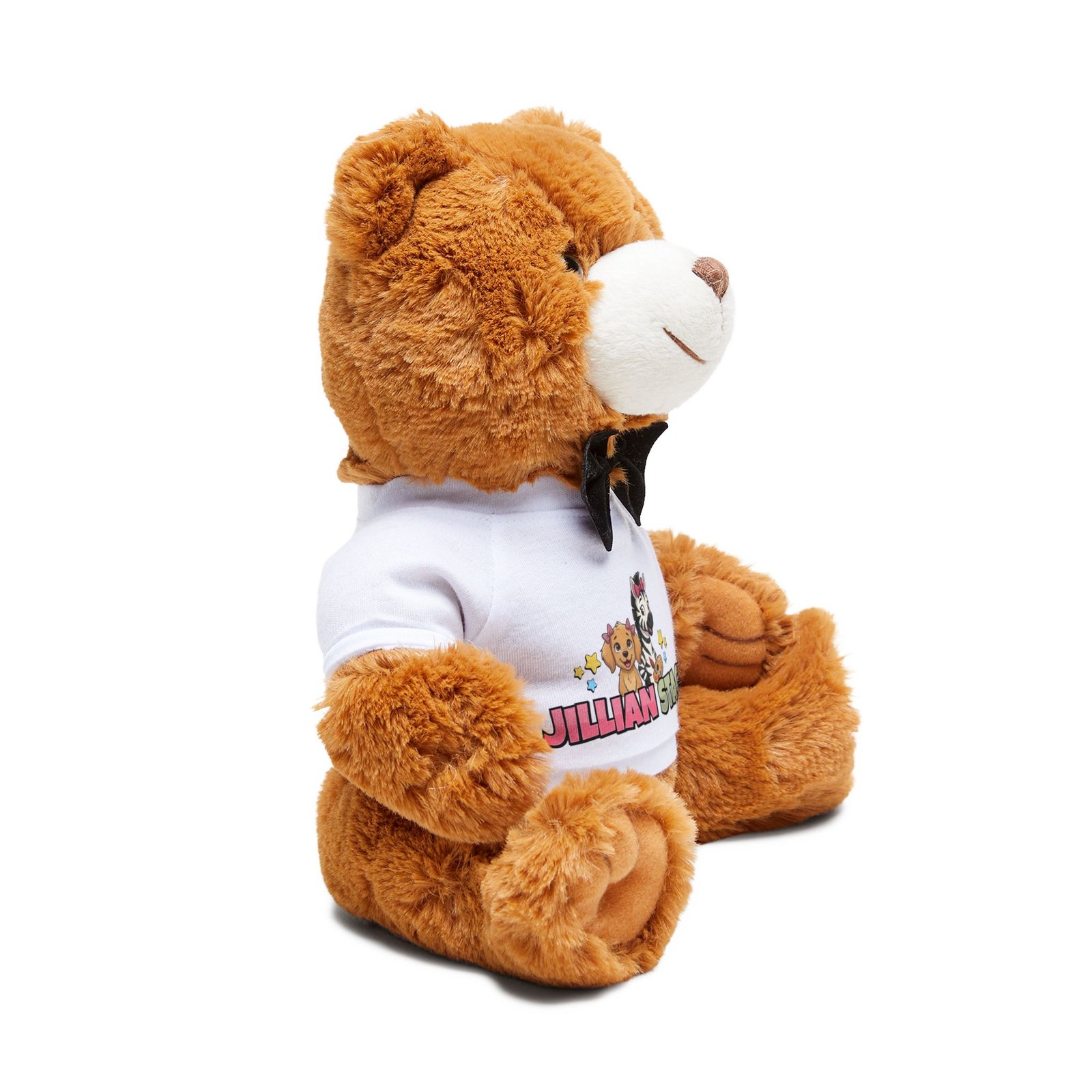 Plush Teddy Bear with Custom T-Shirt — Personalized Cute Gift - Image 2