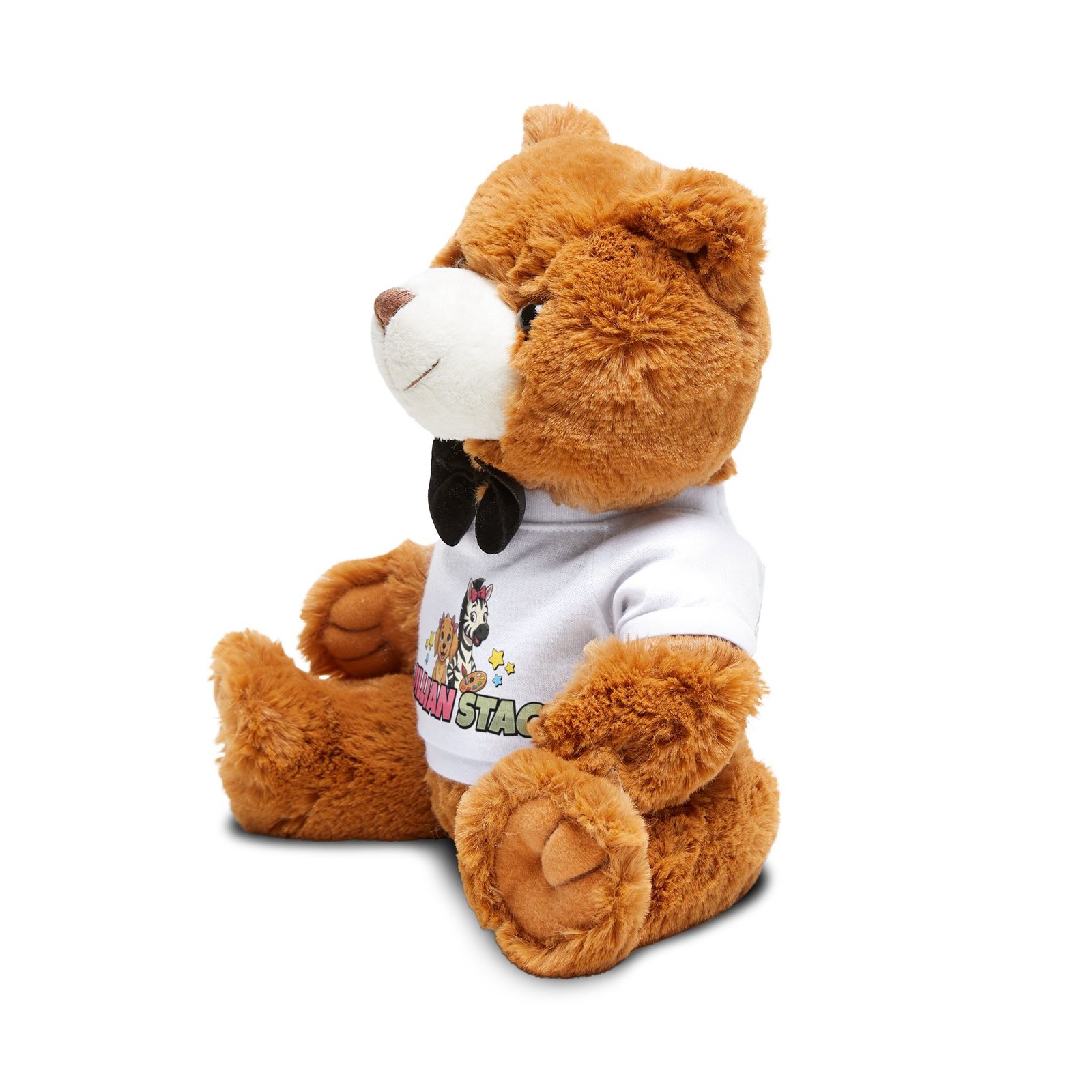 Plush Teddy Bear with Custom T-Shirt — Personalized Cute Gift - Image 3